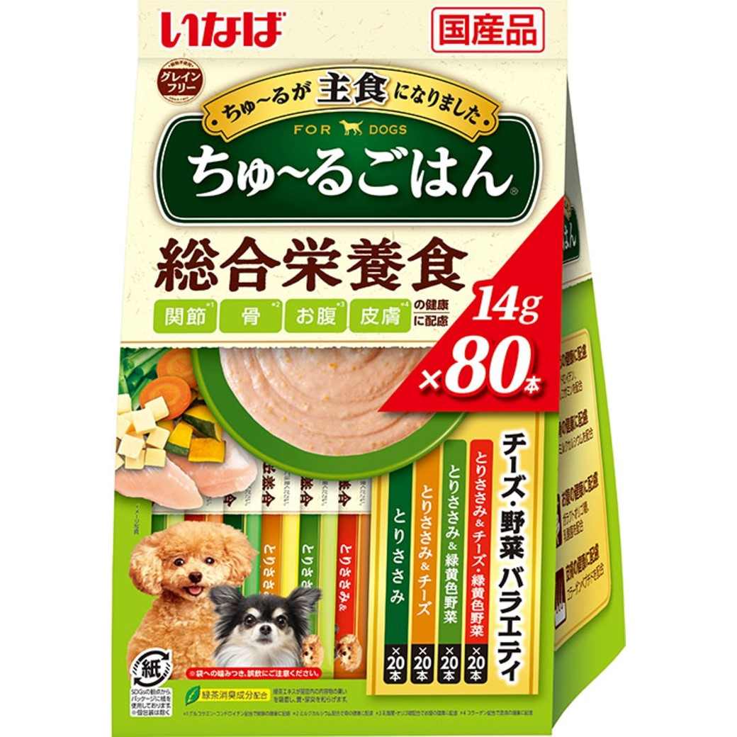 ちゅ～るごはん チーズ・野菜バラエティ 14g×80本