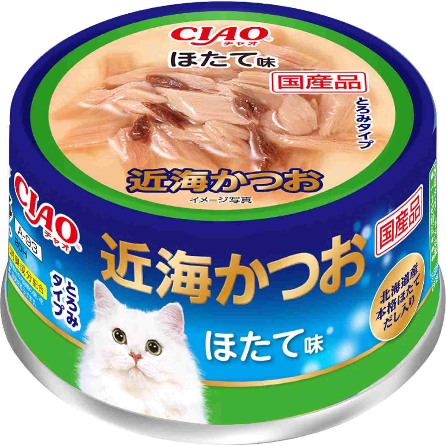 【9月30日終売予定】CIAO 近海かつお ほたて味 80g