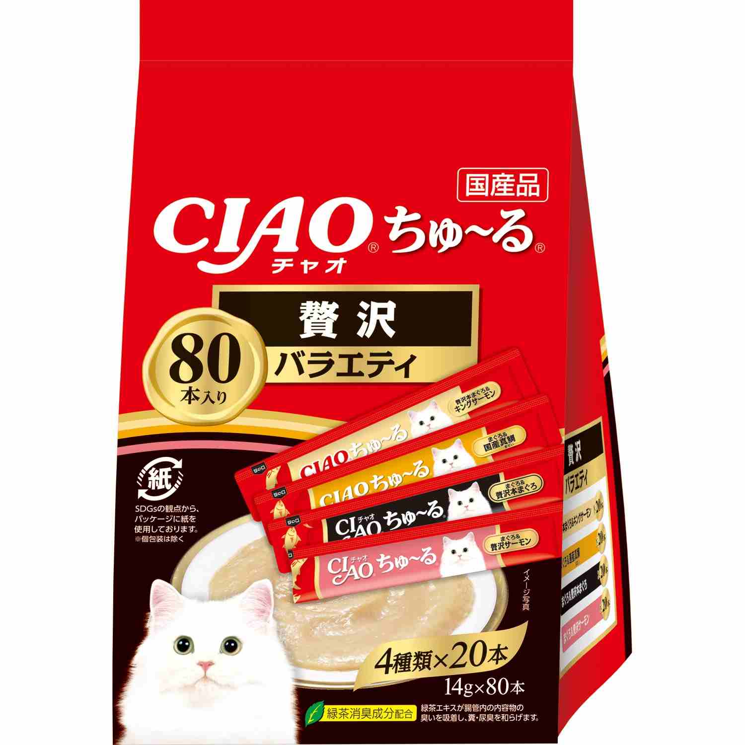 CIAO ちゅ～る 贅沢バラエティ 14g×80本