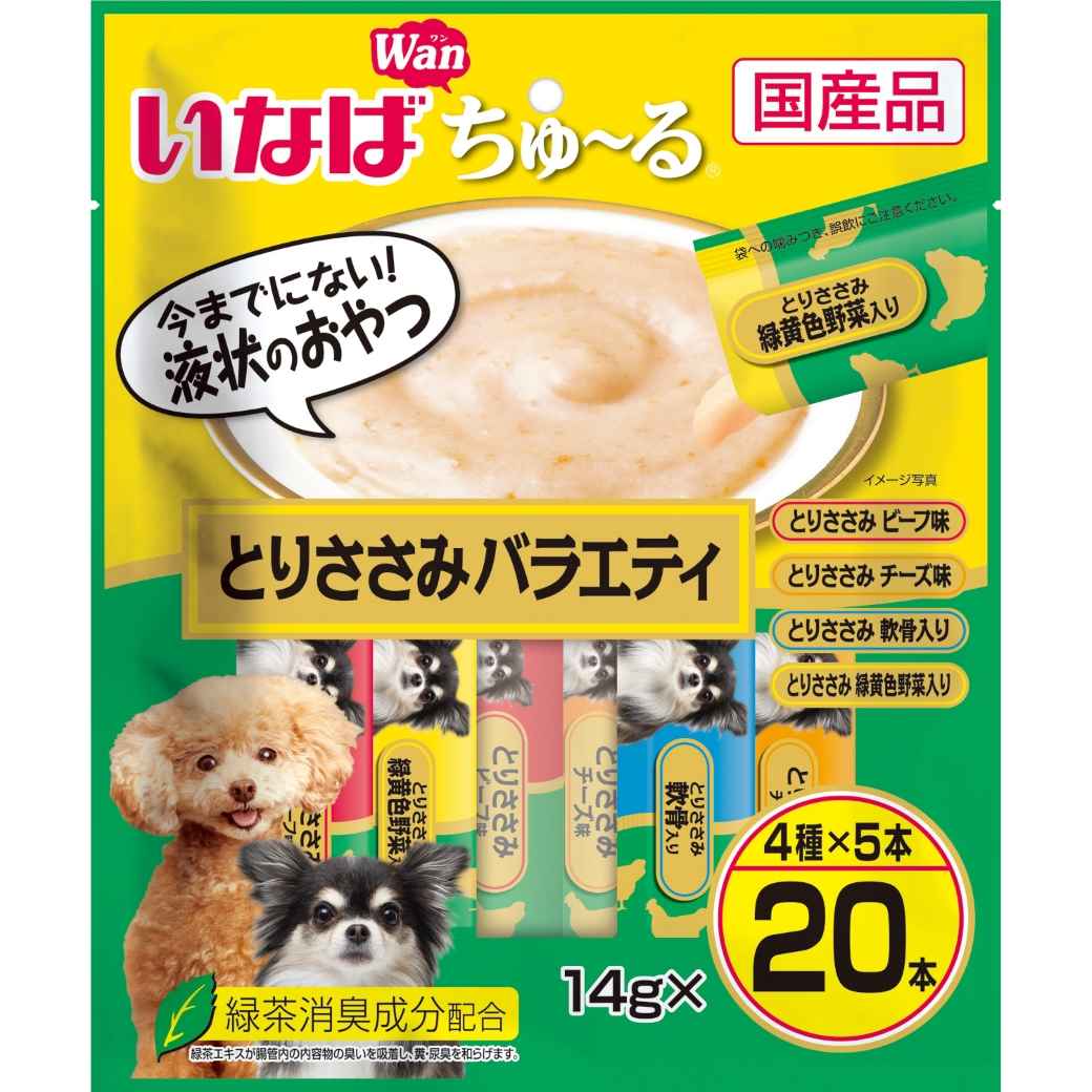 いなば ちゅ～る 総合栄養食　とりささみ　チキンミックス味 14g×20本