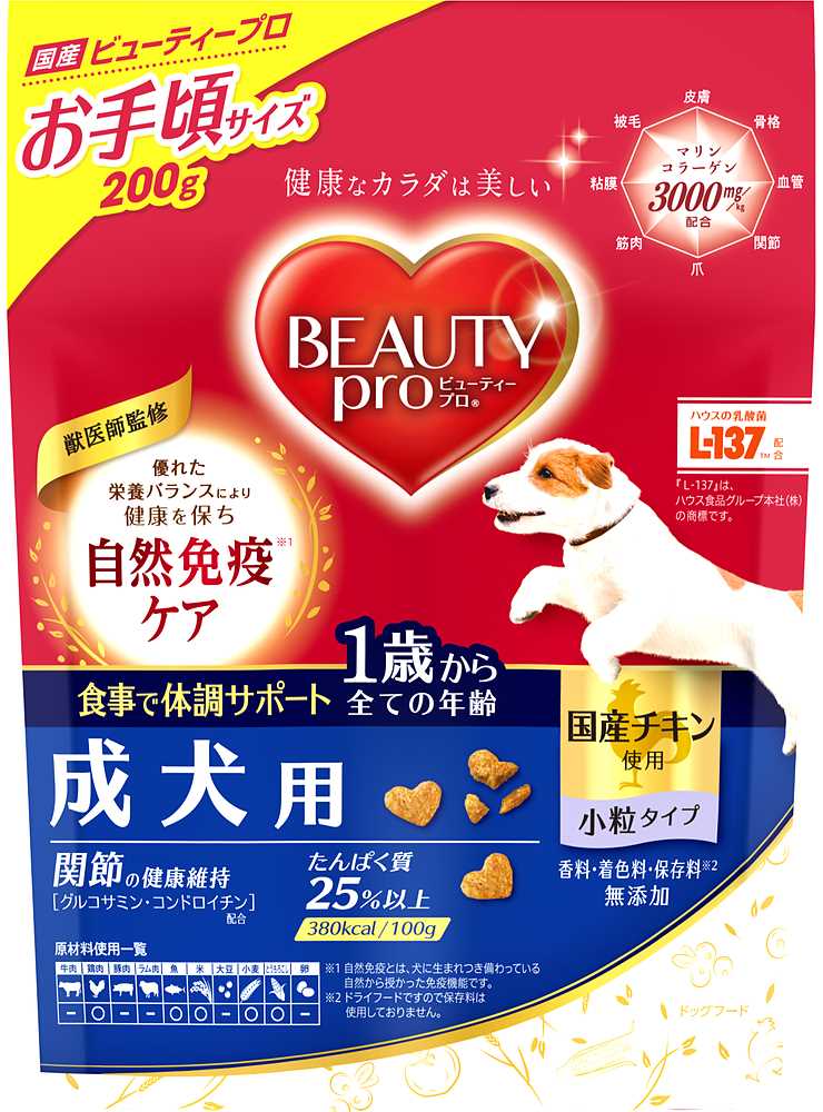 ビューティープロ　ドッグ　成犬用　1歳から 200g