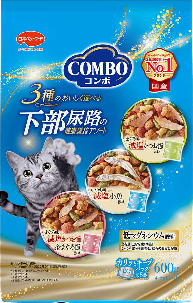 コンボキャット下部尿路の健康維持アソート600g