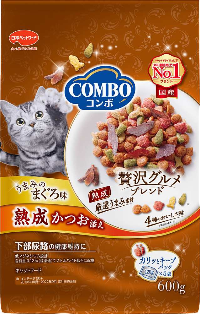 コンボキャットまぐろ味・熟成かつお添え600g