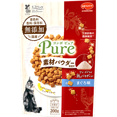 コンボ ピュア キャット まぐろ味・鶏パウダー仕立て200g