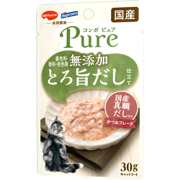 コンボ ピュア キャット パウチ かつお・国産真鯛だし入り30g