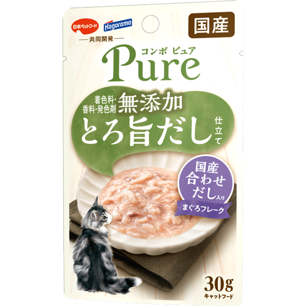 コンボ ピュア キャット パウチ まぐろ・国産合わせだし入り30g