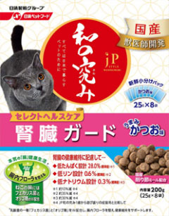JPスタイル 和の究み 猫用 セレクトヘルスケア 腎臓ガード かつお味 200g