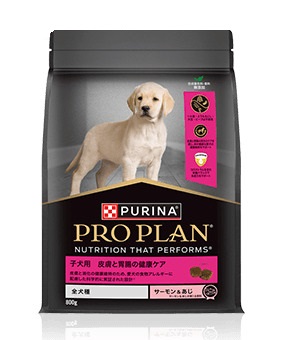 プロプラン 全犬種 子犬用 皮膚と胃腸の健康ケア サーモン＆あじ 800g