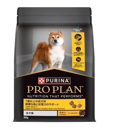 プロプラン 全犬種 7歳以上の成犬用 健康な脳と記憶力のサポート チキン 800g