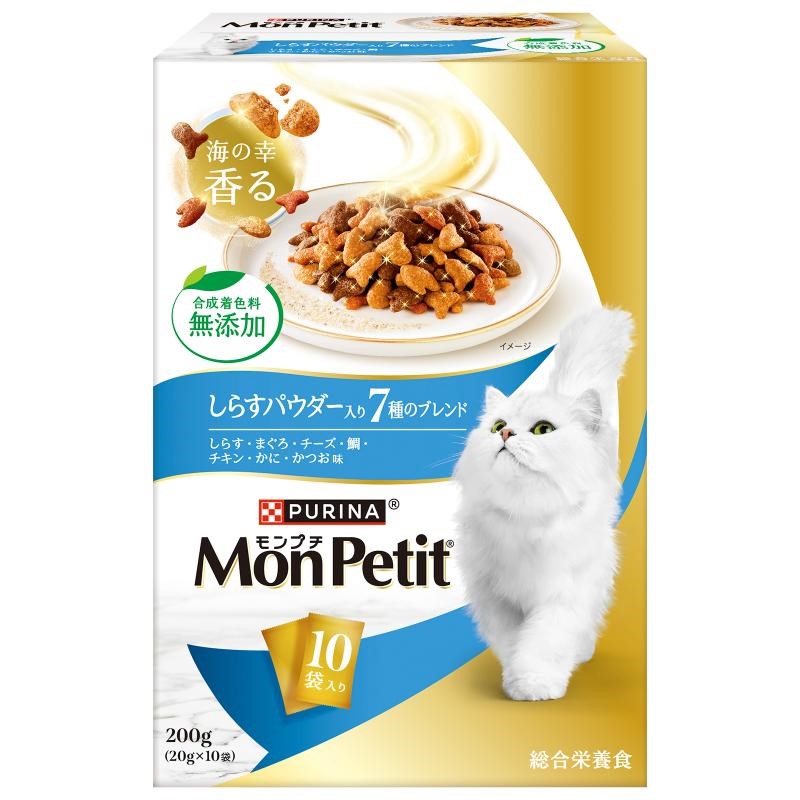 モンプチ　ボックス　しらすパウダー入り　7種のブレンド 200g