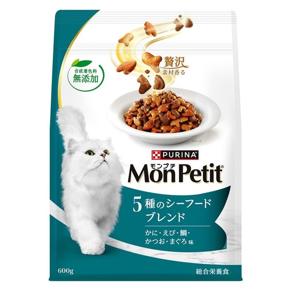 モンプチ　バッグ　5種のシーフードブレンド 600g