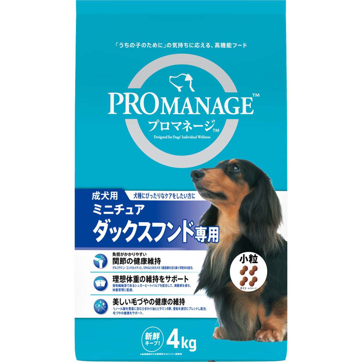 プロマネージ 成犬用　ミニチュアダックスフンド専用 4kg