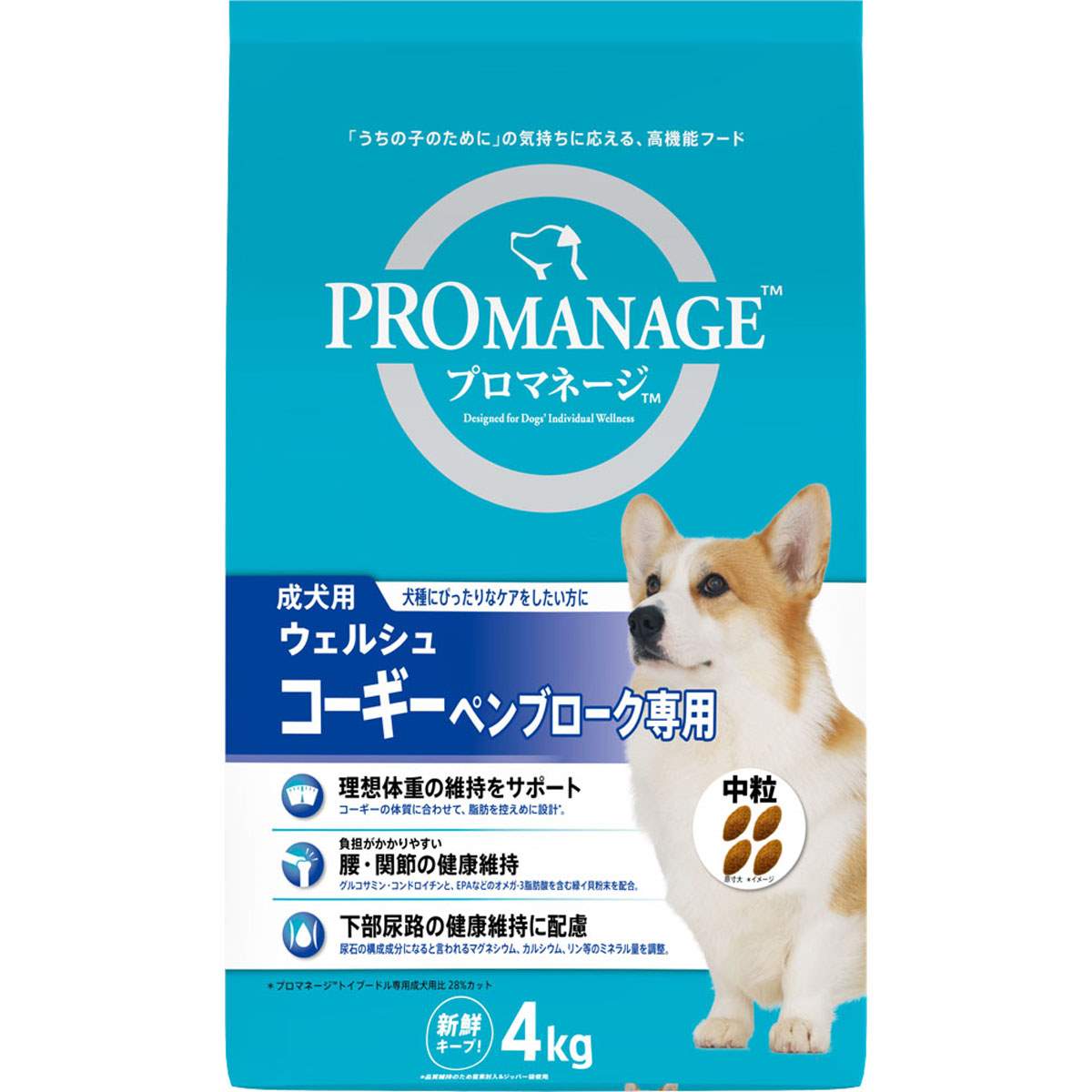 プロマネージ 成犬用　ウェルシュ・コーギー・ペンブローク専用 4kg