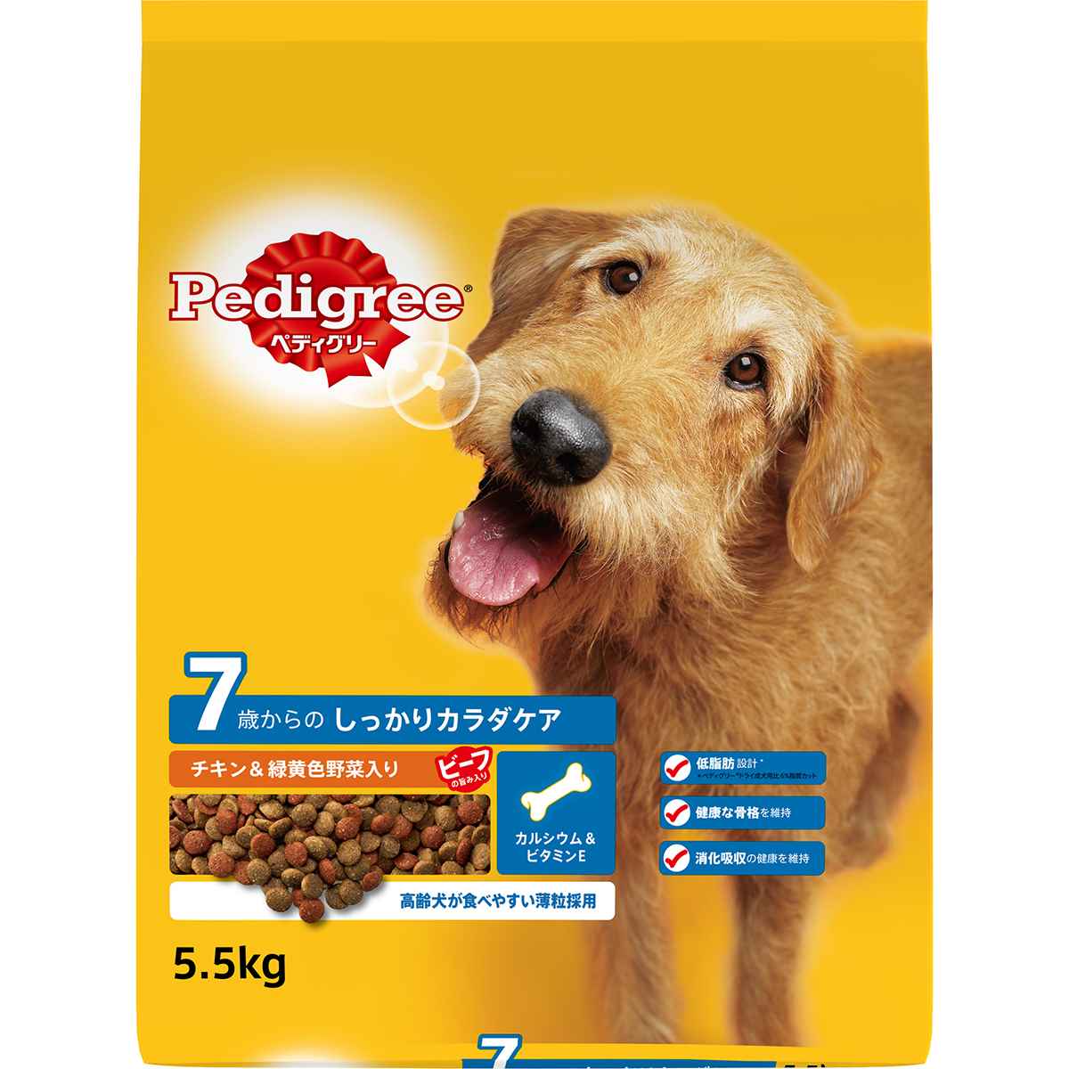 ペディグリー 7歳から用　ヘルシーチキン＆緑黄色野菜入り 5.5kg