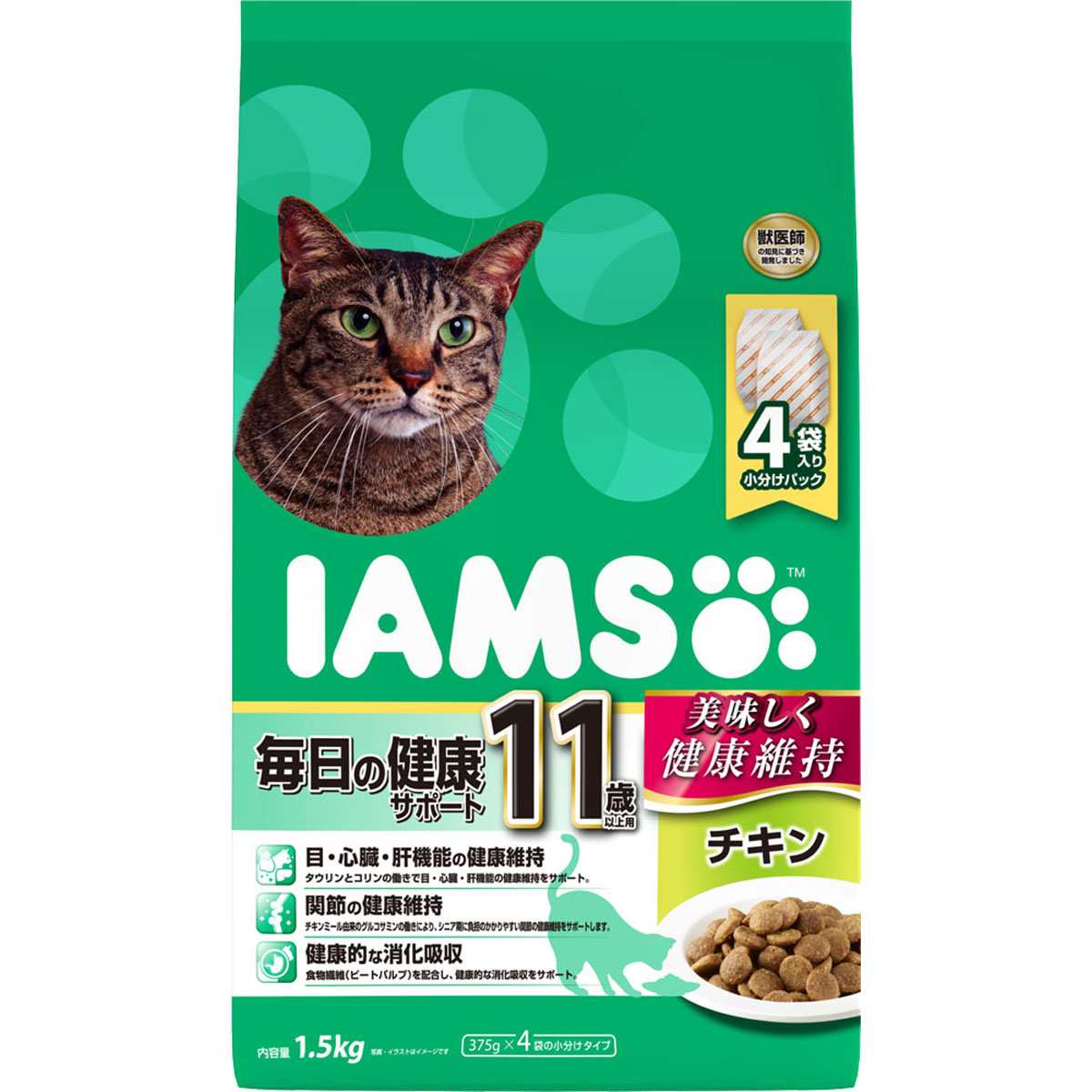 アイムス 11歳以上用　毎日の健康サポート　チキン 1.5kg