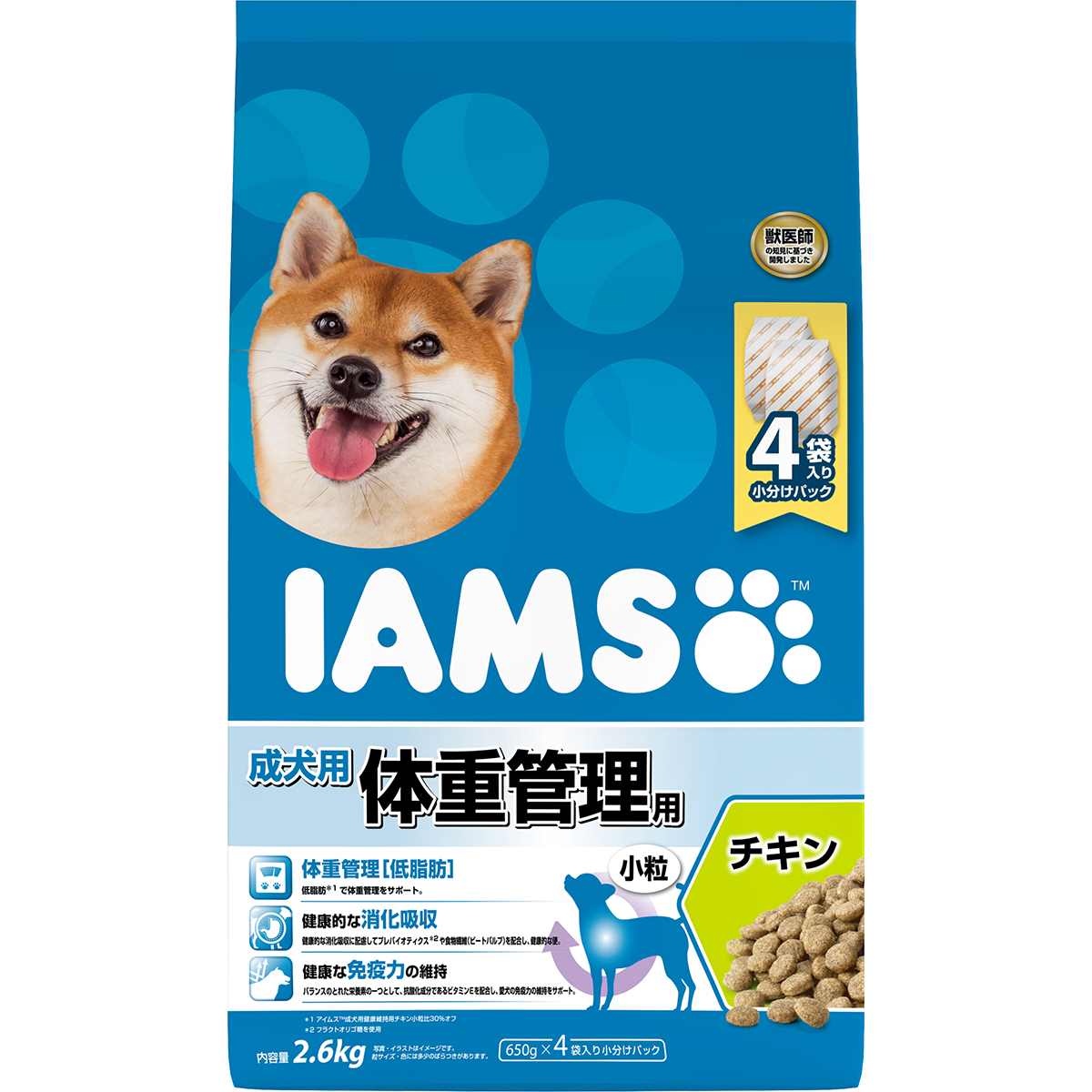 アイムス 成犬用　体重管理用　チキン　小粒 2.6kg