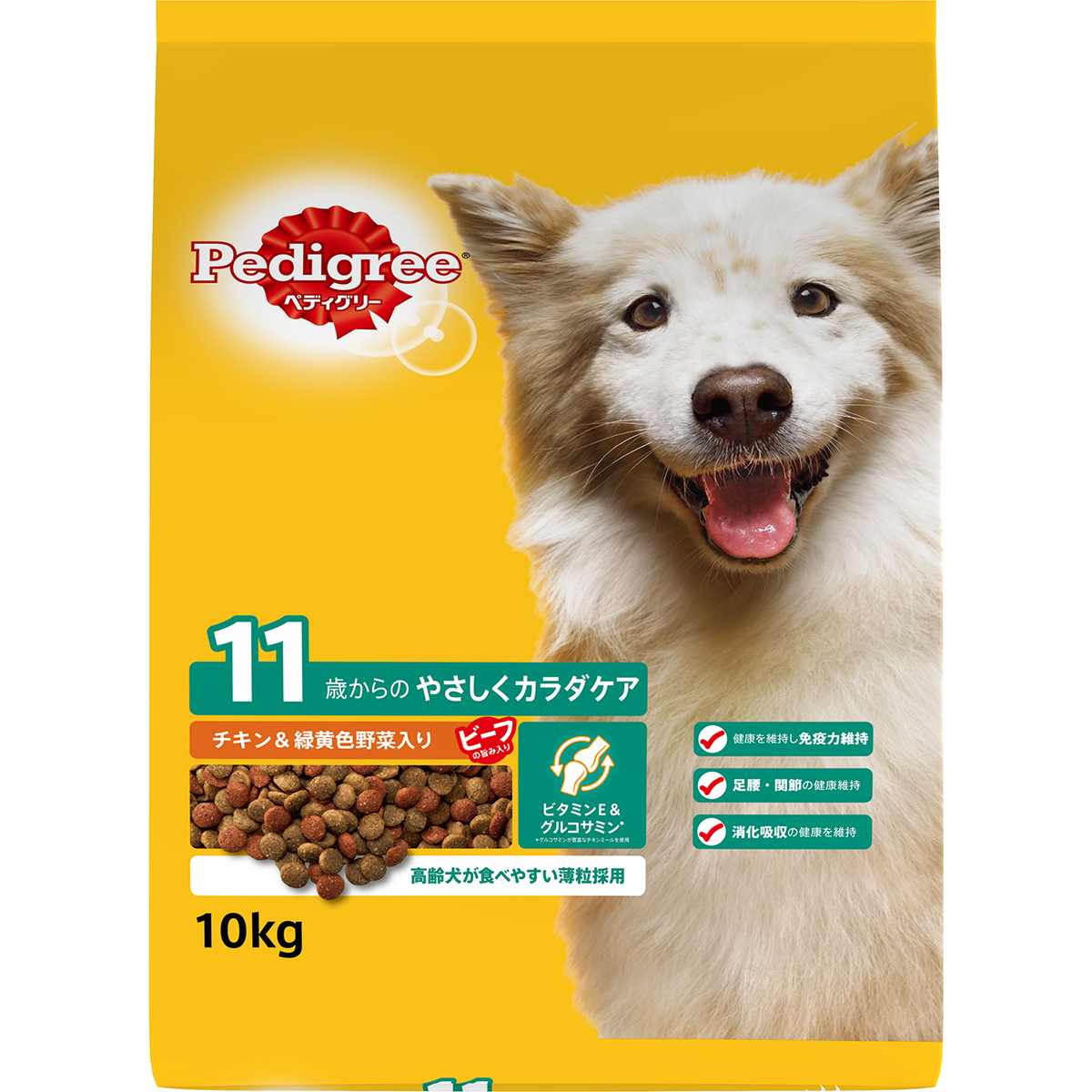 ペディグリー 11歳から用　ヘルシーチキン＆緑黄色野菜入り 10kg