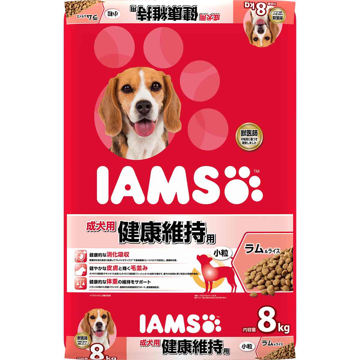 アイムス 成犬用　健康維持用　ラム＆ライス　小粒 8kg
