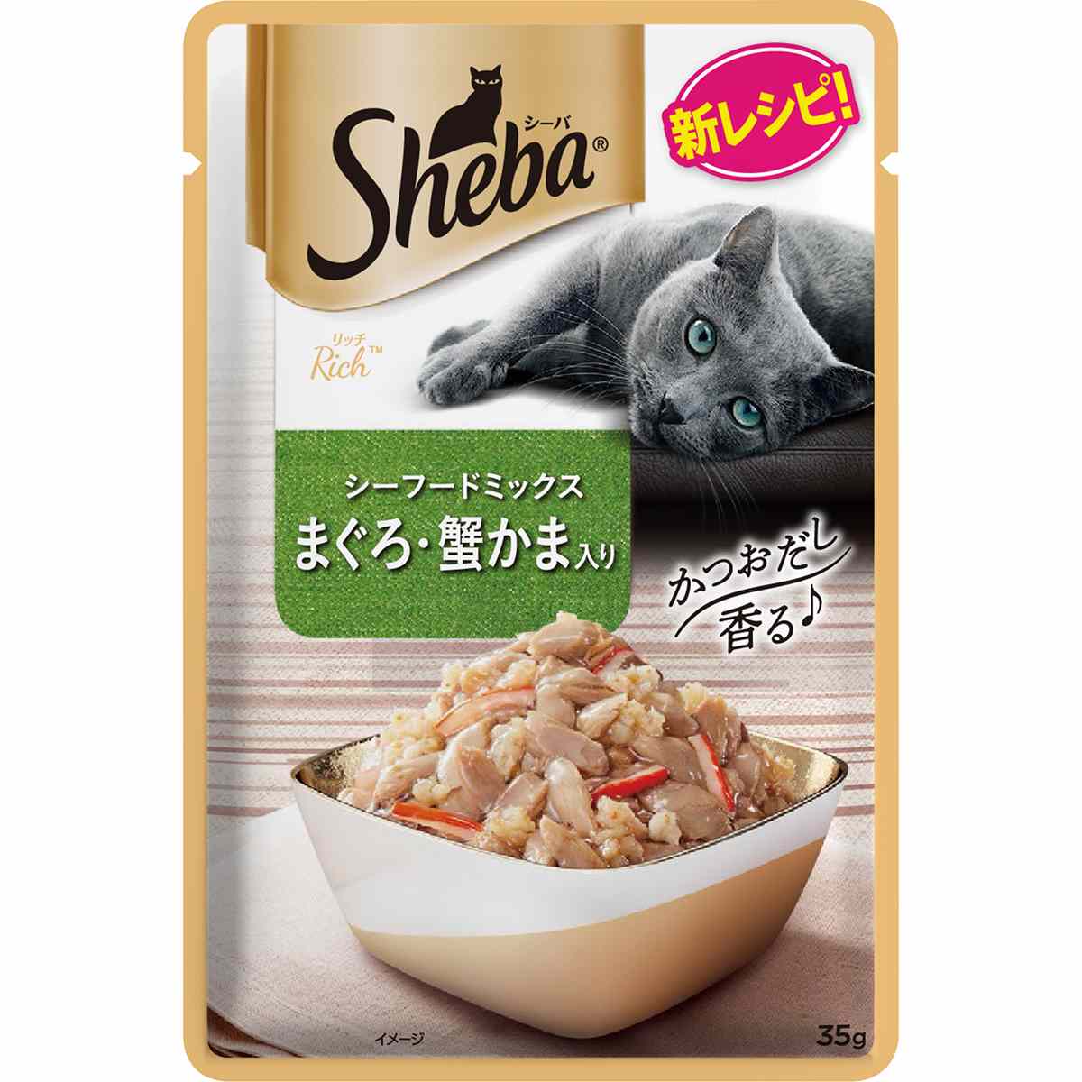 シーバリッチ シーフードミックス　まぐろ・蟹かま入り 35g