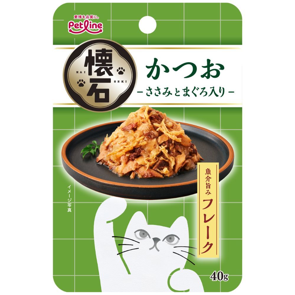 懐石レトルト　フレーク　かつお‐ささみとまぐろ入り‐４０ｇ