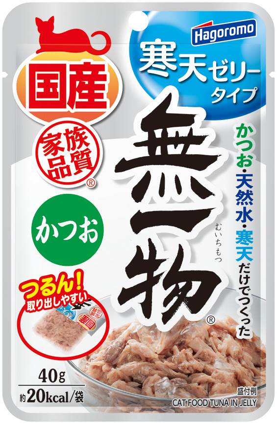 はごろもフーズ 無一物 パウチ 寒天ゼリー かつお 40g