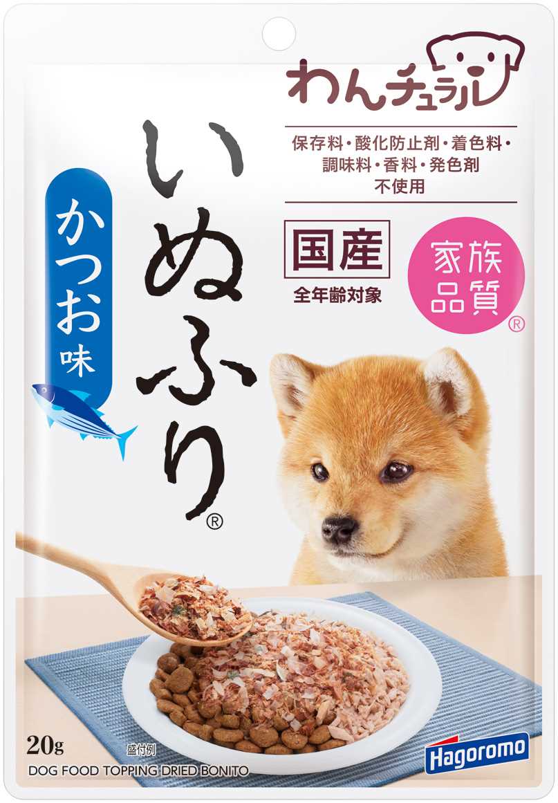 はごろもフーズ わんチュラル いぬふり かつお味 20g