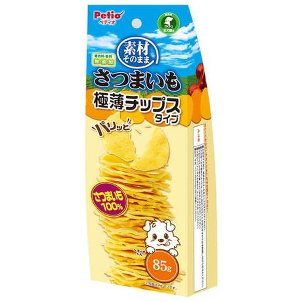 素材そのまま さつまいも パリッと 極薄チップス 85g