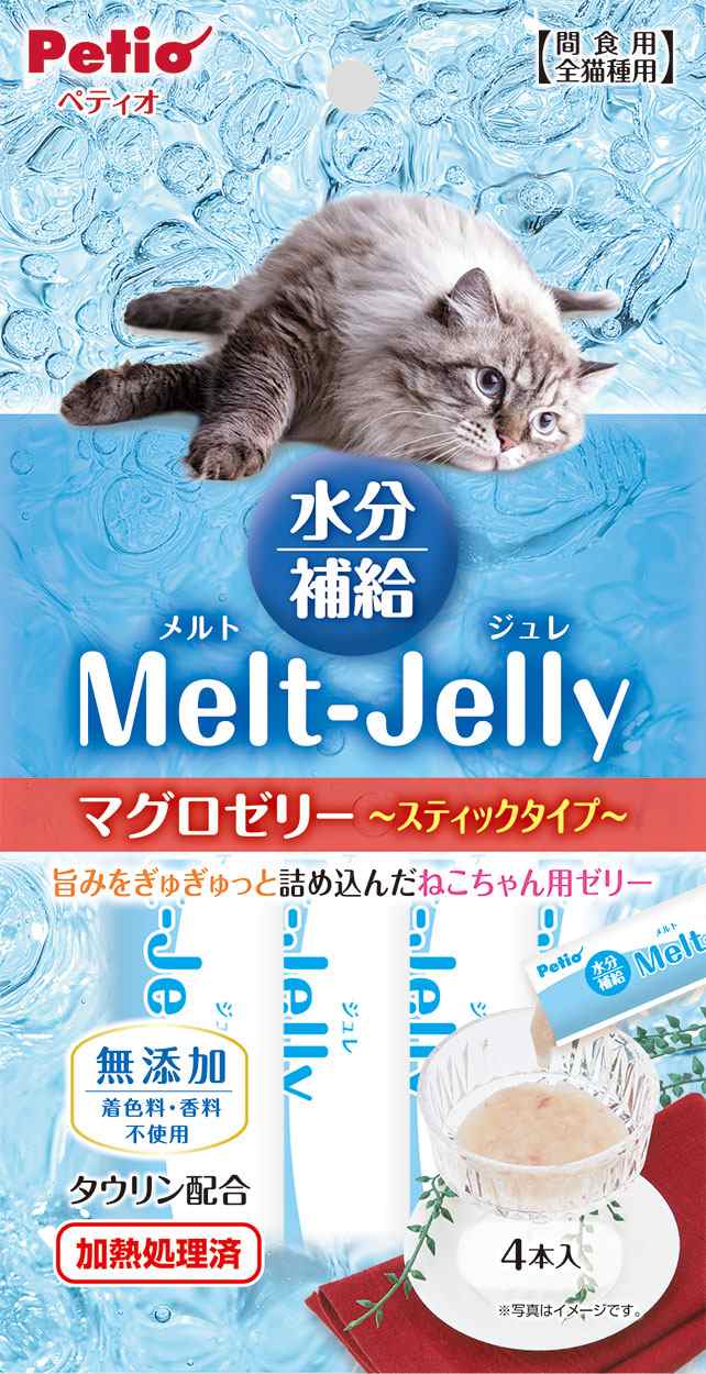 ペティオ メルトジュレ　水分補給　マグロゼリー　スティックタイプ 4本