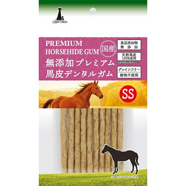 無添加プレミアム 馬皮デンタルガム SS10本入