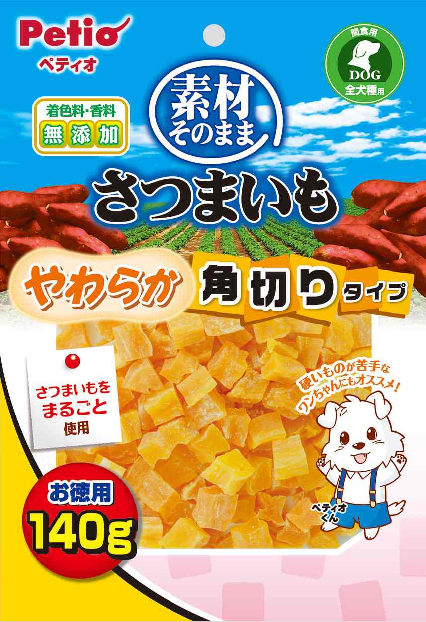 ペティオ 素材そのまま　さつまいも　やわらか角切りタイプ 140g