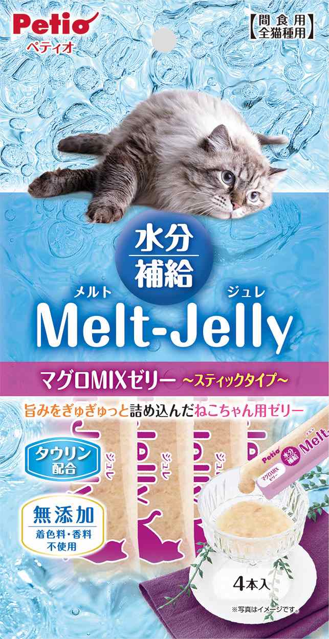 ペティオ メルトジュレ　水分補給　マグロMIXゼリー　スティック 4本入