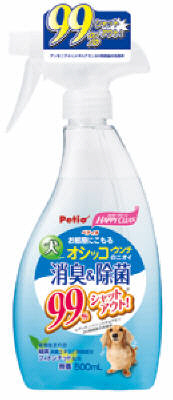 ハッピークリーン 犬 オシッコ・ウンチのニオイ 消臭 ＆ 除菌 500ml