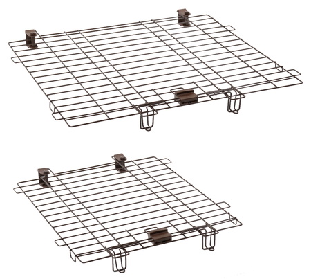 トイレのしつけが出来る ドッグルームサークル 屋根面 ブラウン ワイド 専用