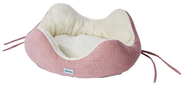 どこからでも乗り降りしやすい パピーベッド ピンク