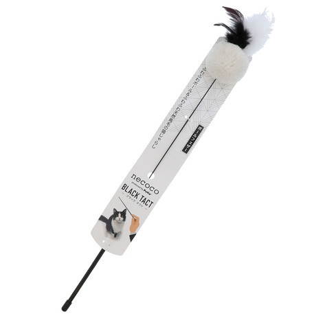 necoco BLACK TACT 猫 じゃらし ボール フェザー