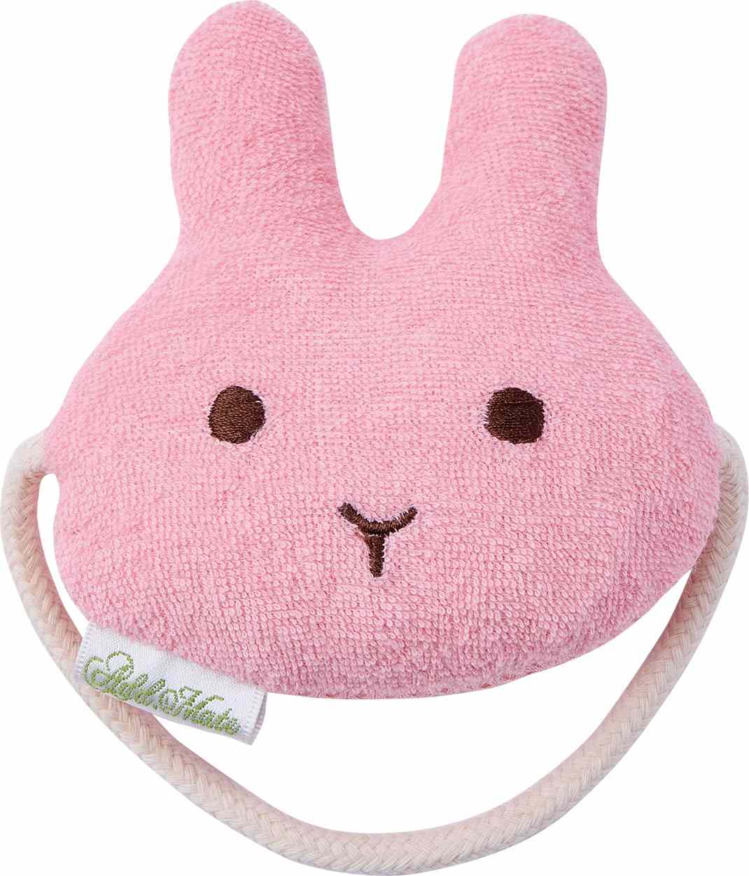 ADD．MATE 犬用おもちゃ　ふわふわパピートイ　ロープつき！はみがきぬいぐるみ　うさぎ