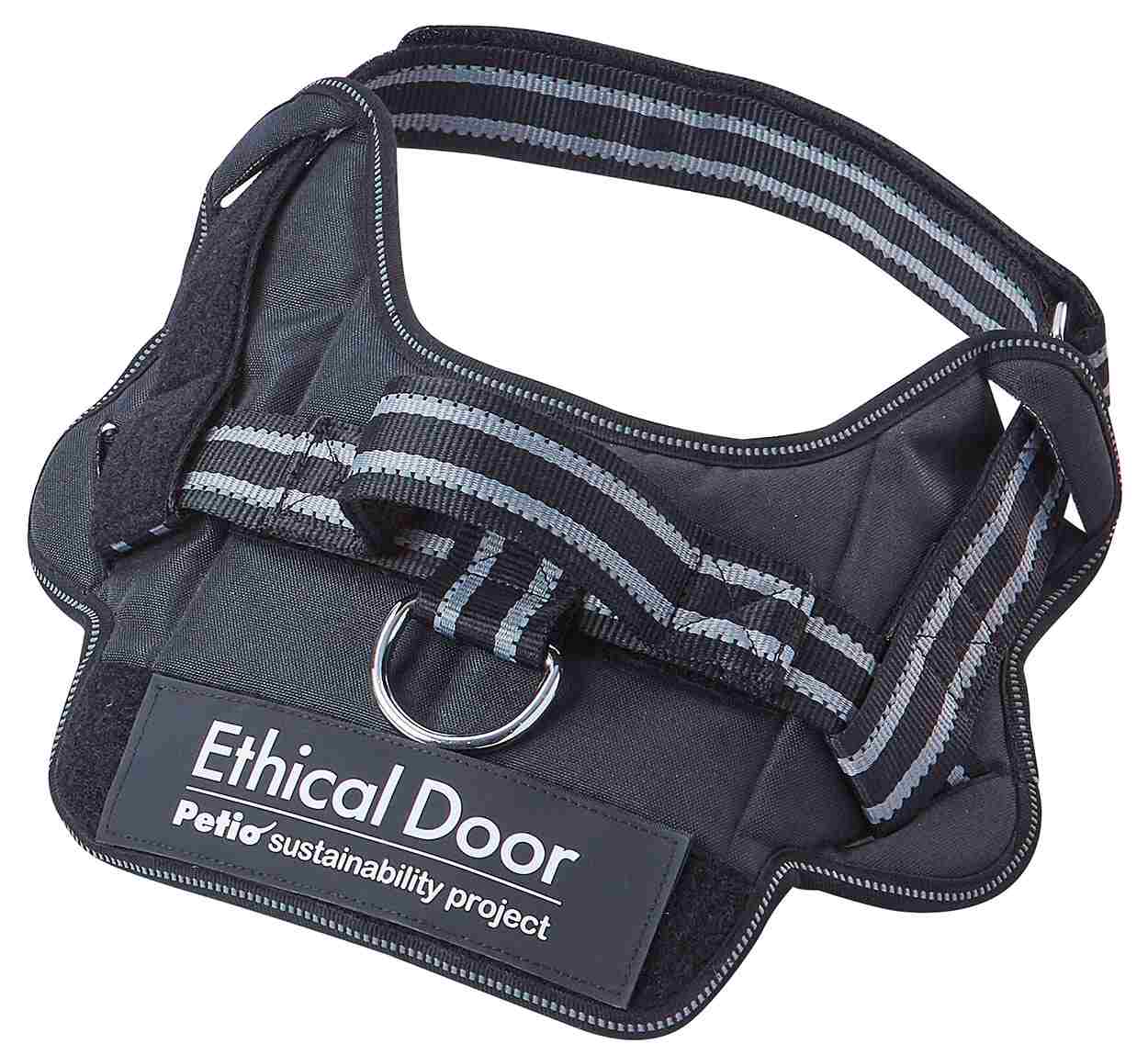 ペティオ 犬用胴輪　EthicalDoor　イージーウェアハーネス　ブラック L