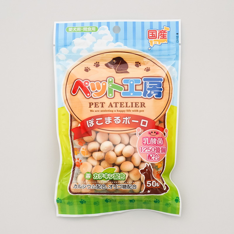 ペット工房 ぽこまるボーロ 乳酸菌1250億個入り 50g