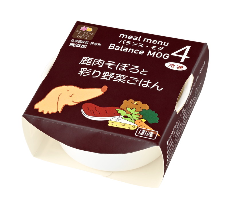 バランス・モグ4 鹿肉そぼろと彩り野菜ごはん 100g