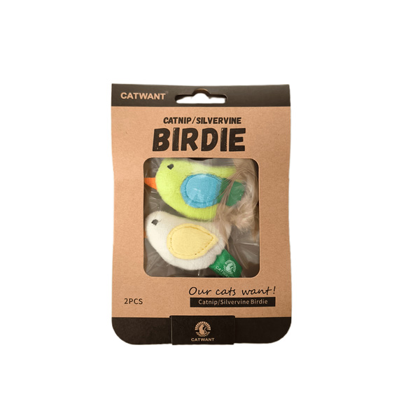 キャットニップまたたび小鳥2個　CWE821‐822