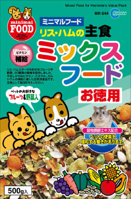 リス・ハムの主食 ミックスフード お徳用 500g
