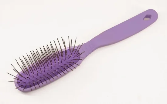 ロングピンブラシ パープル