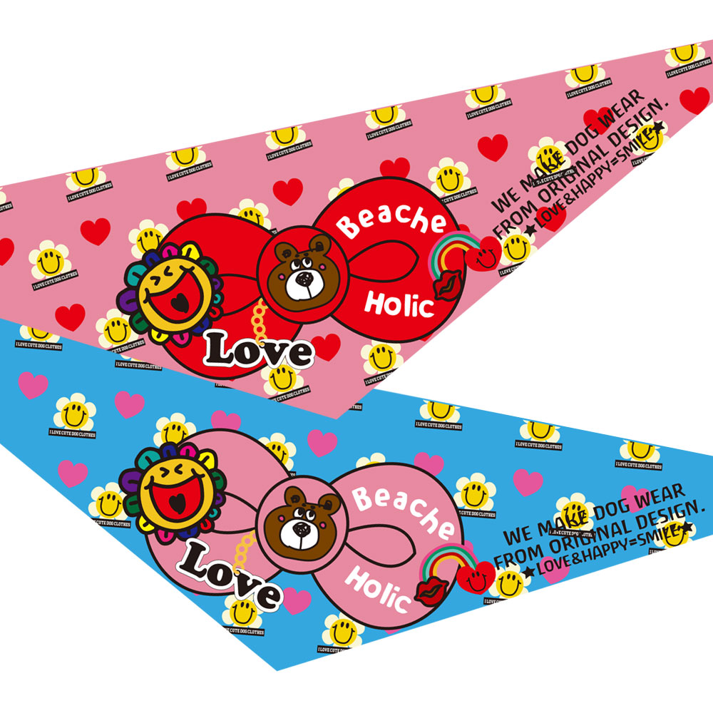 デザインバンダナ　リボンべー君10枚【サイズ：SS/S/M】 7131SS