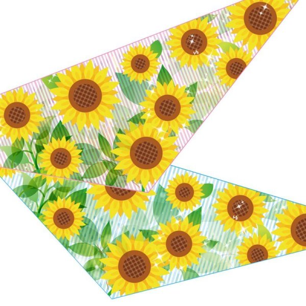 デザインバンダナ シャインサマー10枚 7155【サイズ：SS/S/M】