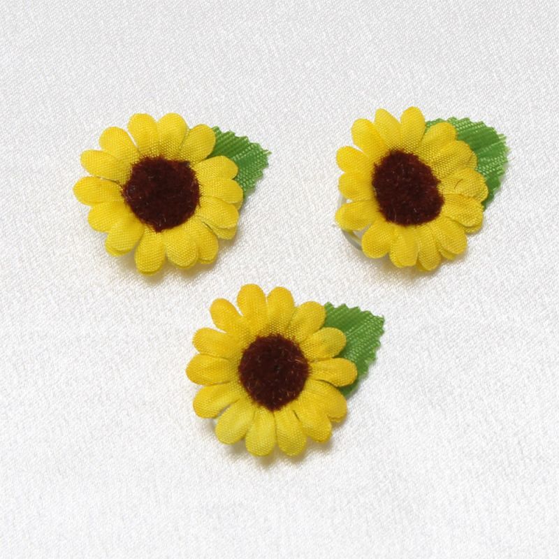 ミニひまわりリボン50個 SC‐364