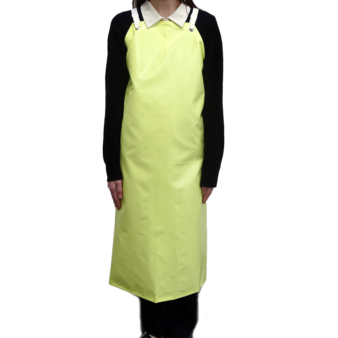 トリミングエプロン イエロー 【防水】Ｆサイズ