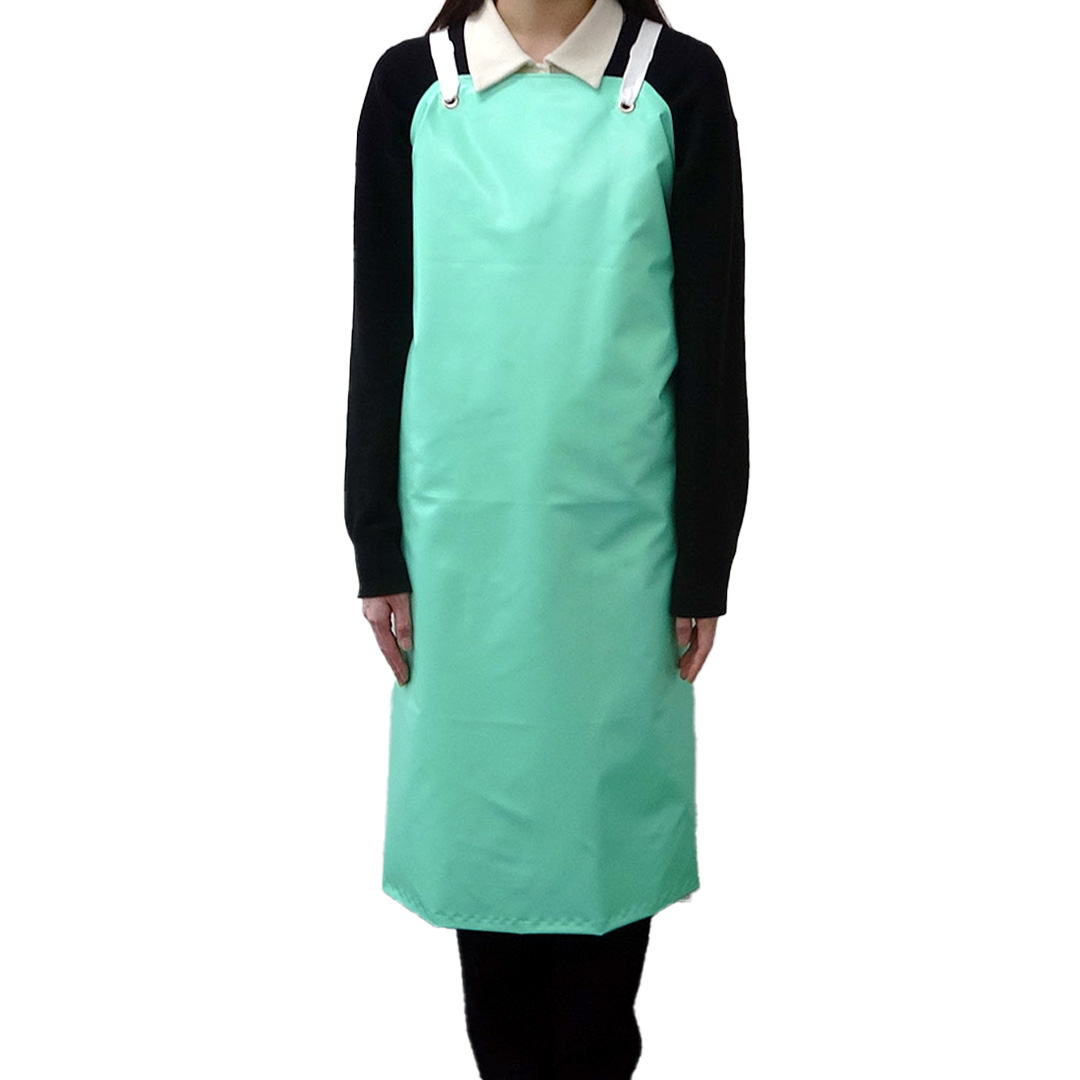 トリミングエプロン グリーン 【防水】Ｆサイズ