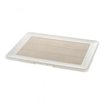 お掃除簡単 フラット トレー ワイド アイボリー