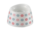 ワンちゃんの高さがある 食器 SSサイズ 水玉
