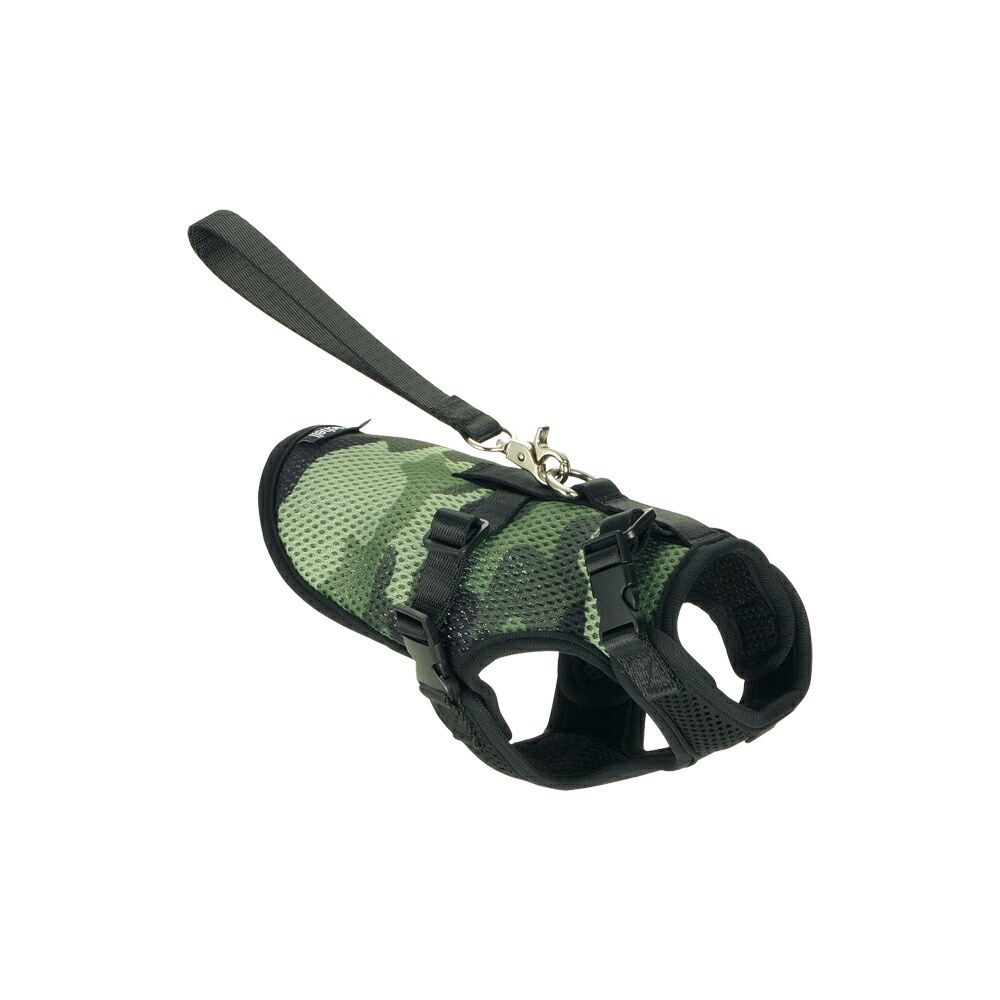 【6月29日終売予定】おでかけベストハーネス S カモフラージュ